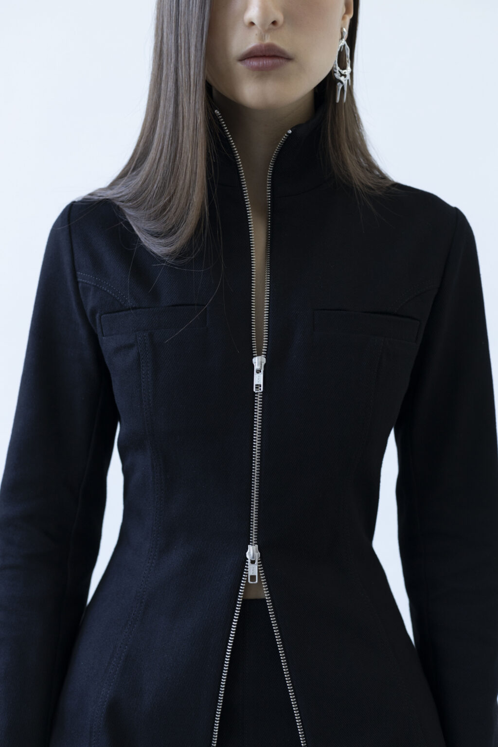 ZIP DENIM JACKET