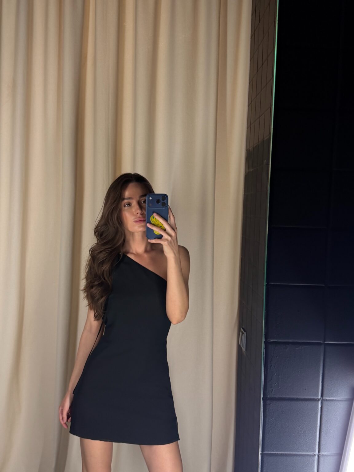 ONE SIDE DRESS MINI