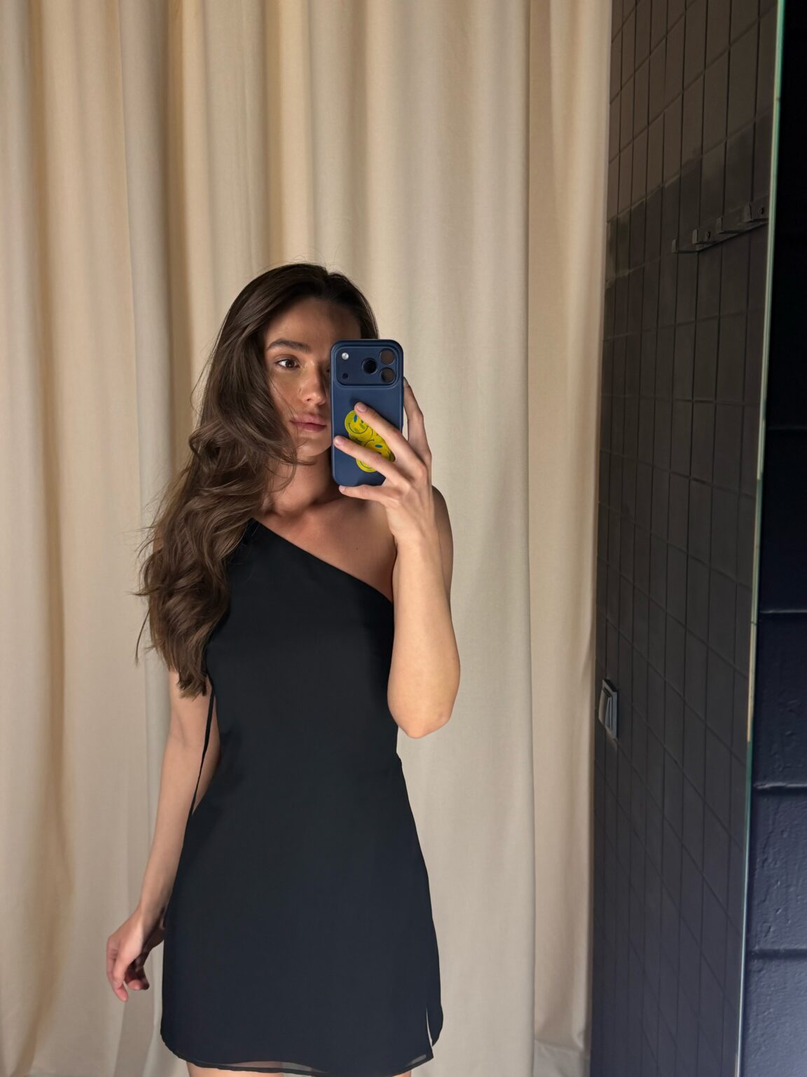 ONE SIDE DRESS MINI