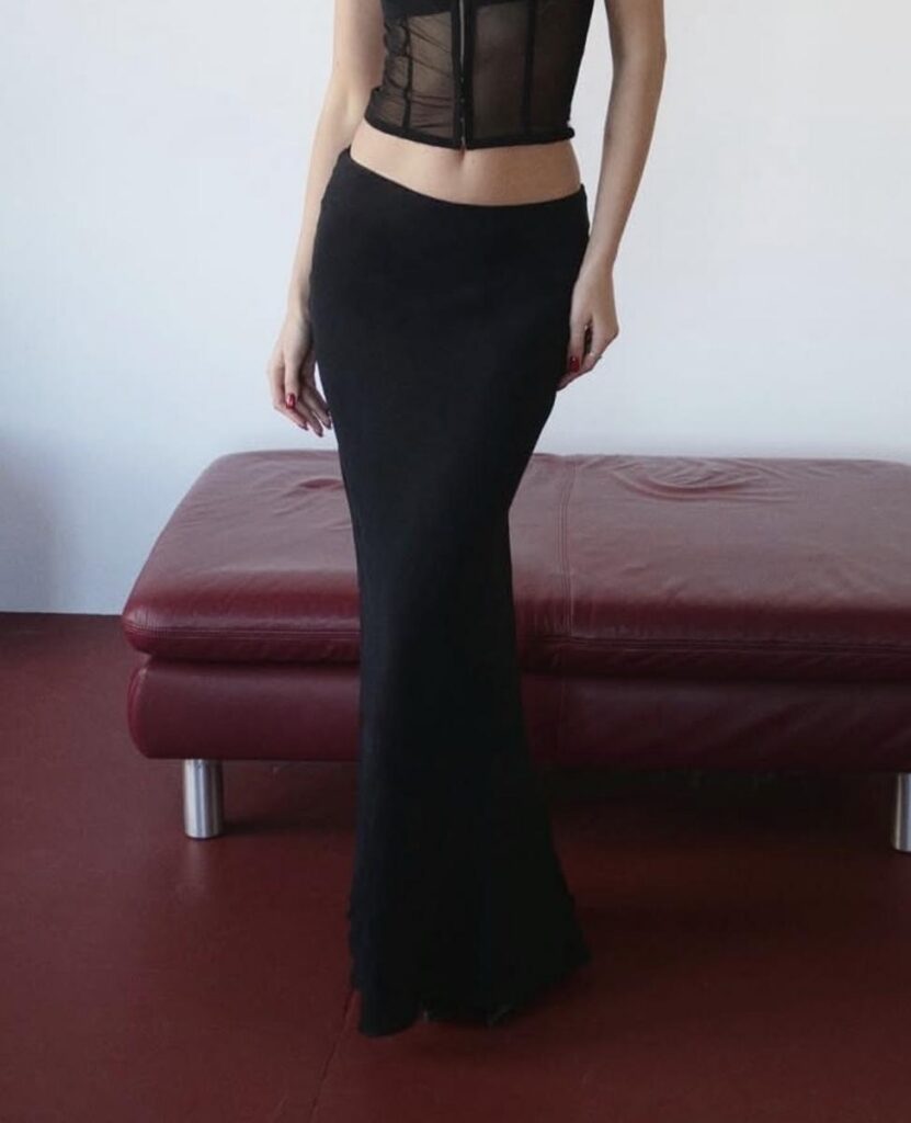 SILK MATT SKIRT