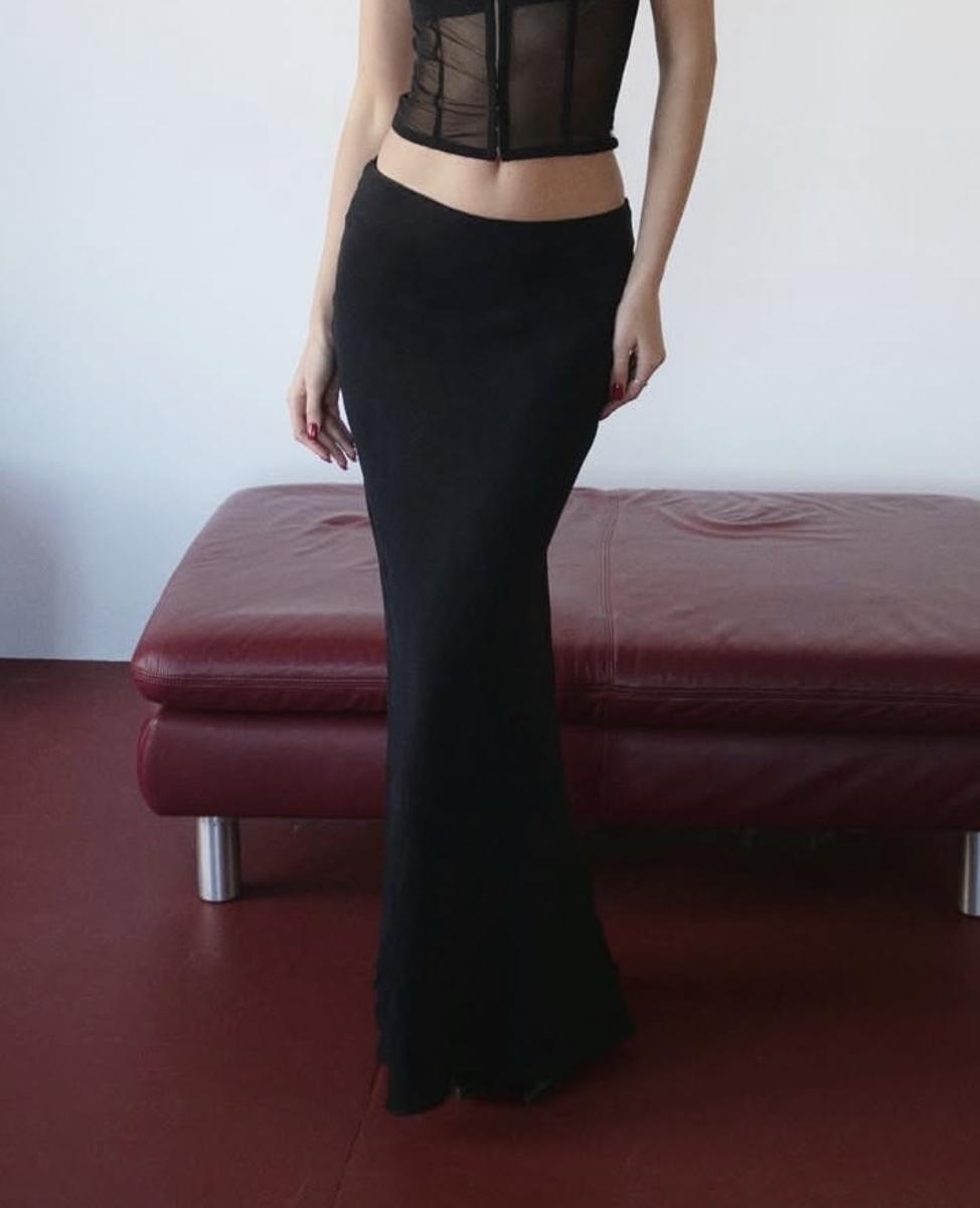 SILK MATT SKIRT