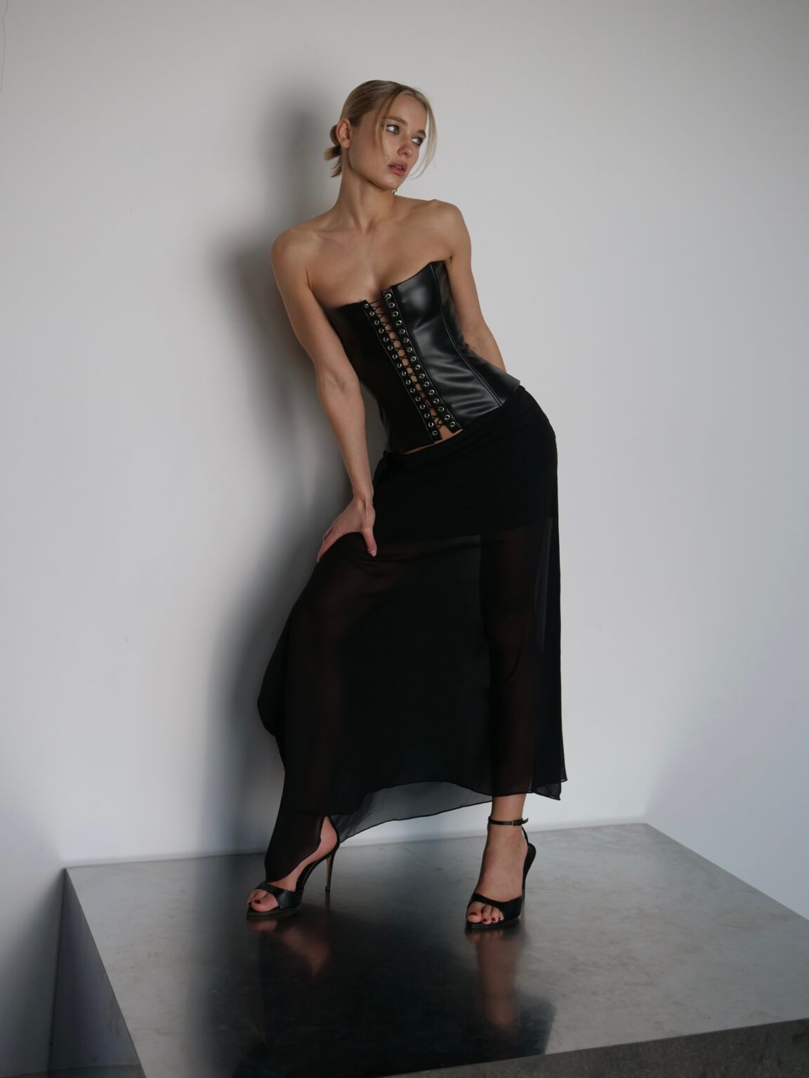 SILK SKIRT